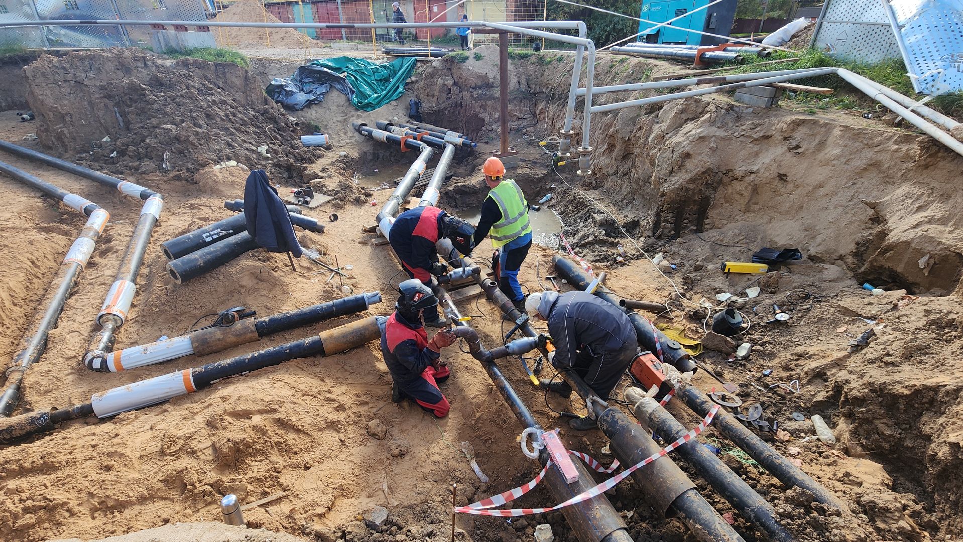 волоколамск, сычево, жкх, ремонт теплосетей,