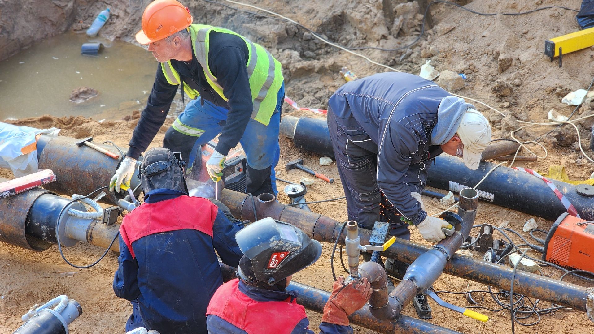 волоколамск, сычево, жкх, ремонт теплосетей,