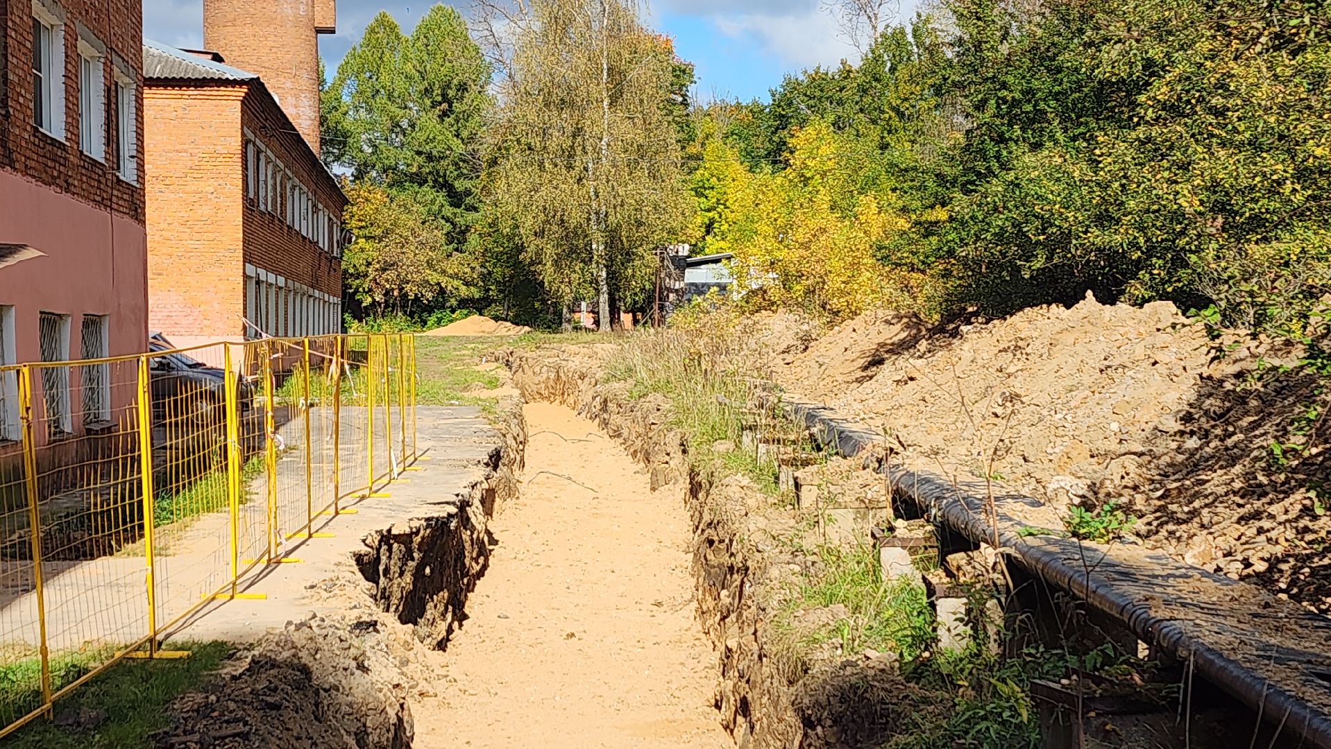 волоколамск, сычево, жкх, ремонт теплосетей,