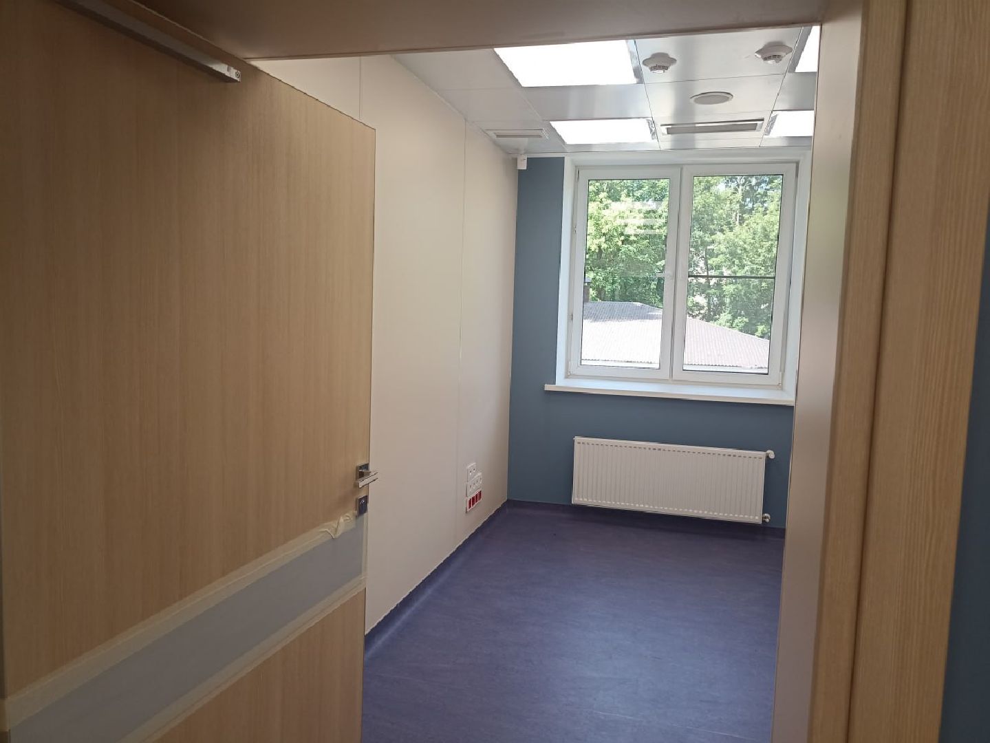 пушкино, ремонт поликлиники, покраска стен, современное оборудование, регистратура, комфортная среда,кабинеты,новые лифты,