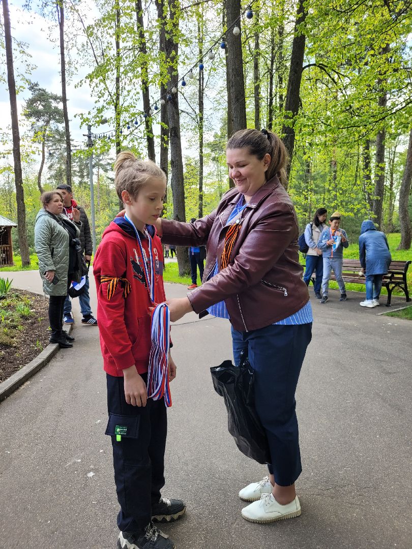 дети; день победы; эстафета; парки подмосковья; спорт