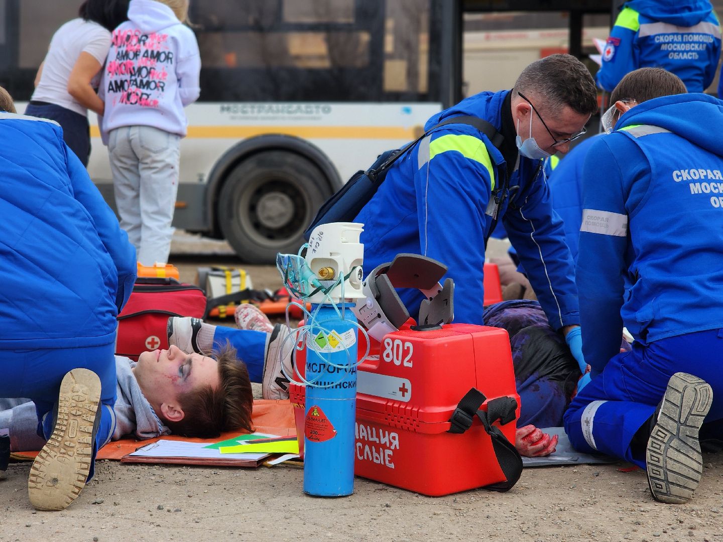 скорая помощь, учения скорой помощи,  скорая медицинская помощь, деревня клюшниково, богородский городской округ,