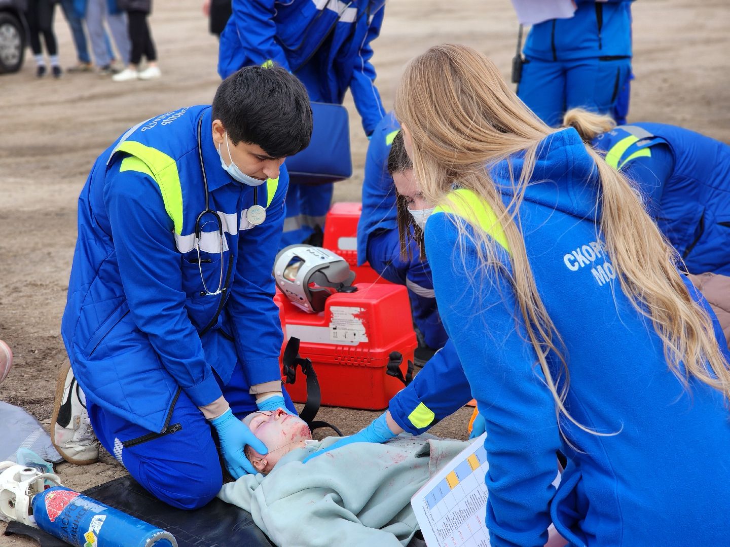 скорая помощь, учения скорой помощи,  скорая медицинская помощь, деревня клюшниково, богородский городской округ,