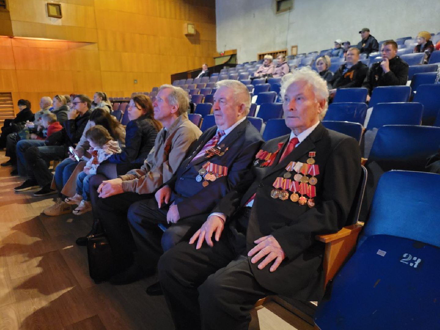 9 мая, трансляция, парад победы, видное, кинотеатр, дети ветеранов