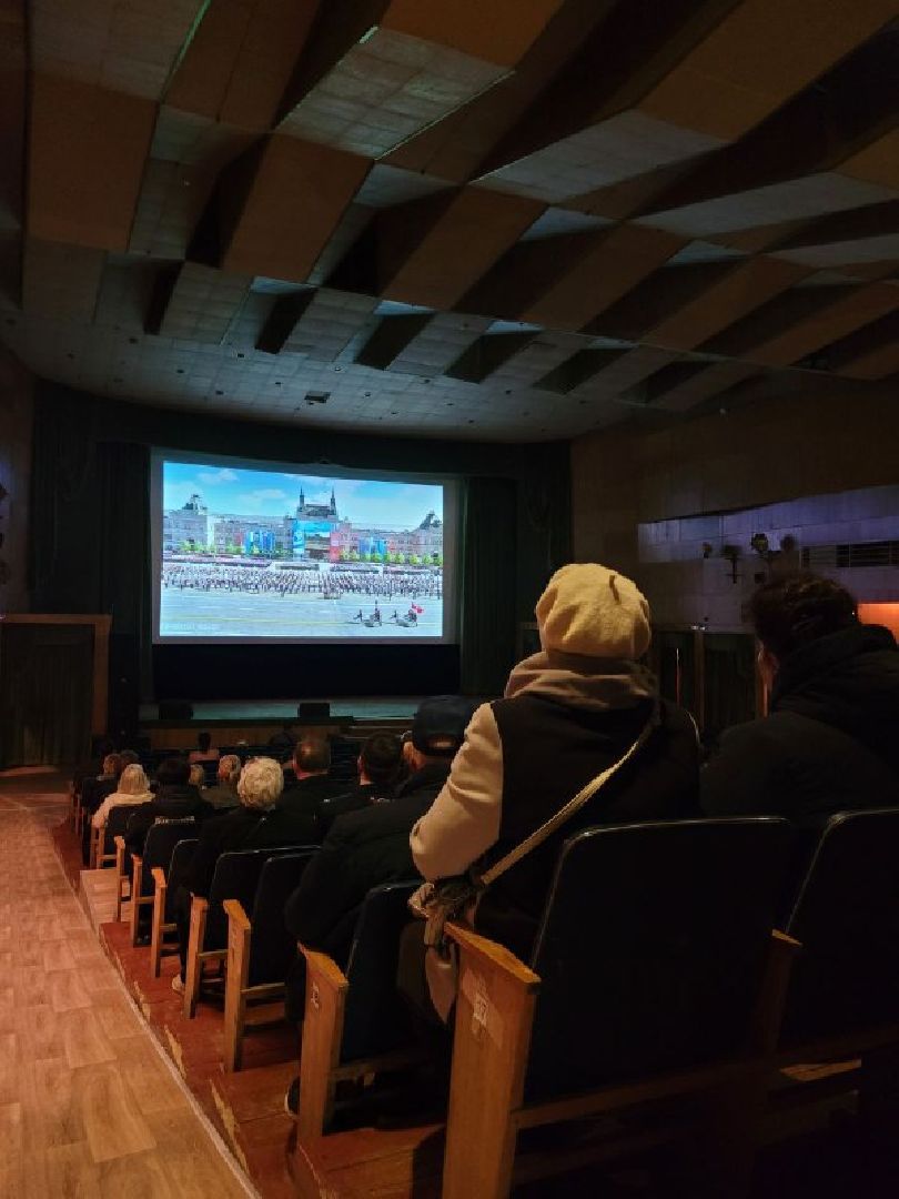 9 мая, трансляция, парад победы, видное, кинотеатр, дети ветеранов