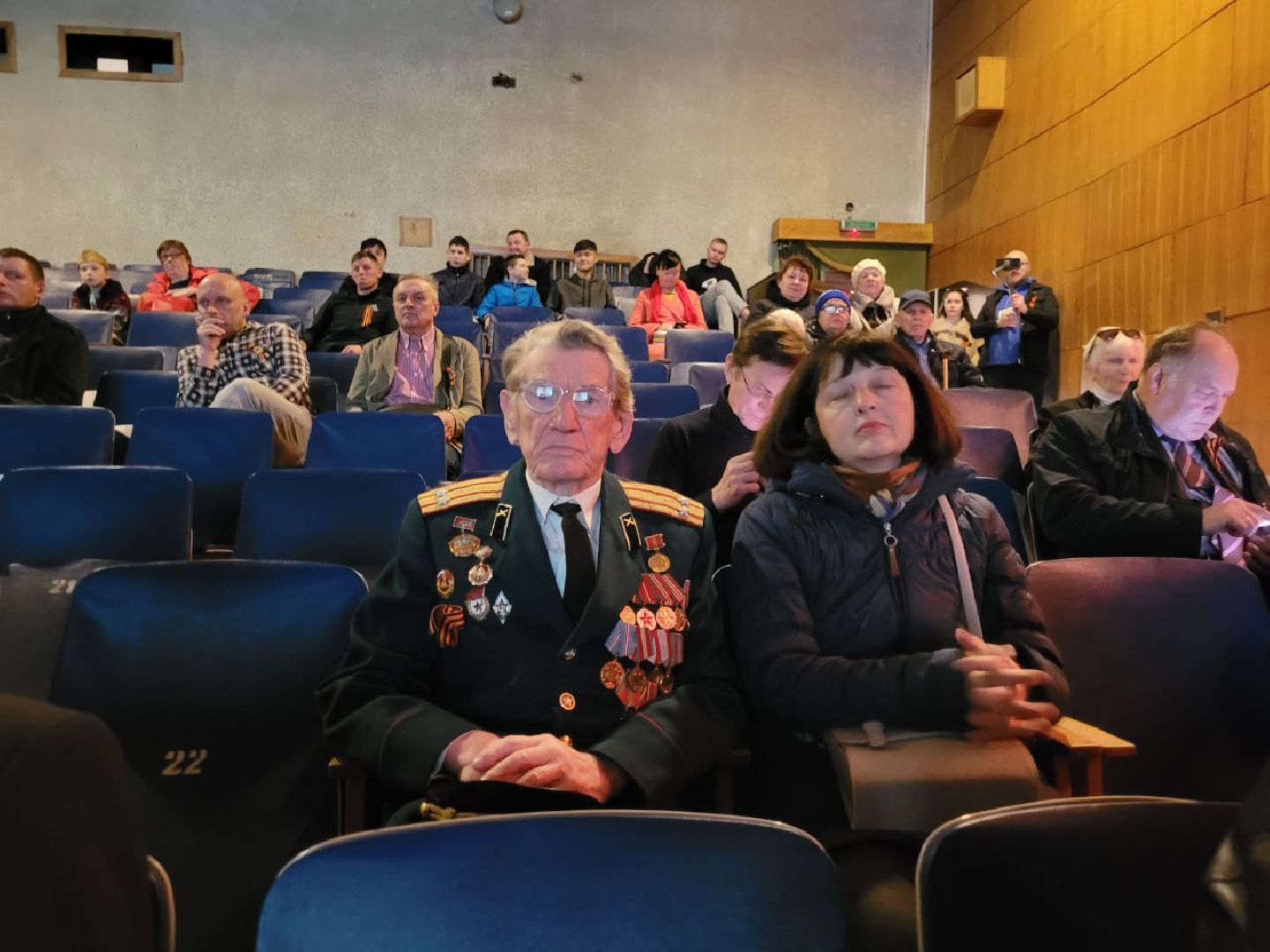 9 мая, трансляция, парад победы, видное, кинотеатр, дети ветеранов