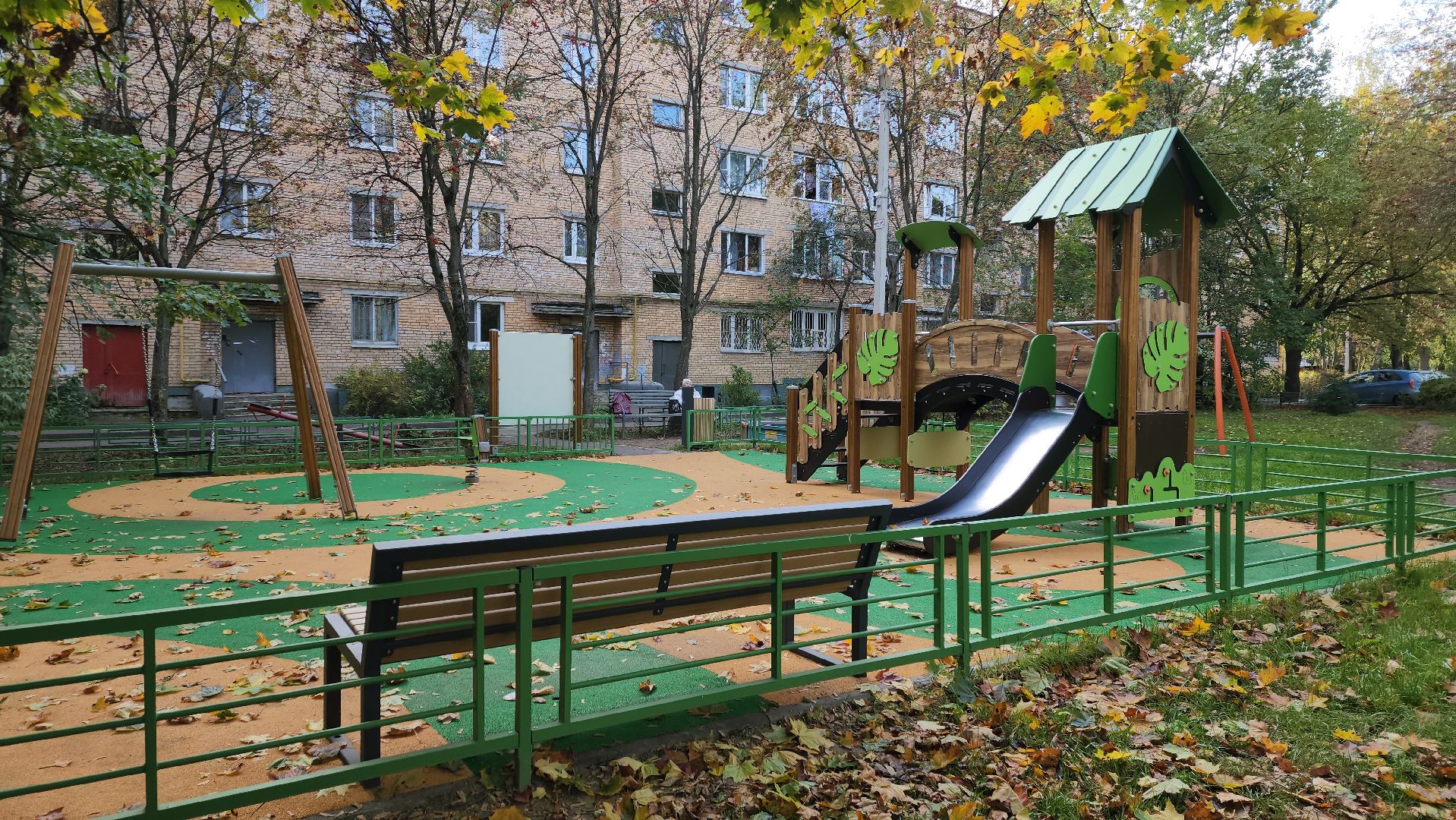 пушкино, благоустройство, детские площадки, граффити, вандализм, новая детская площадка, игровой комплекс, формирование комфортной городской среды,