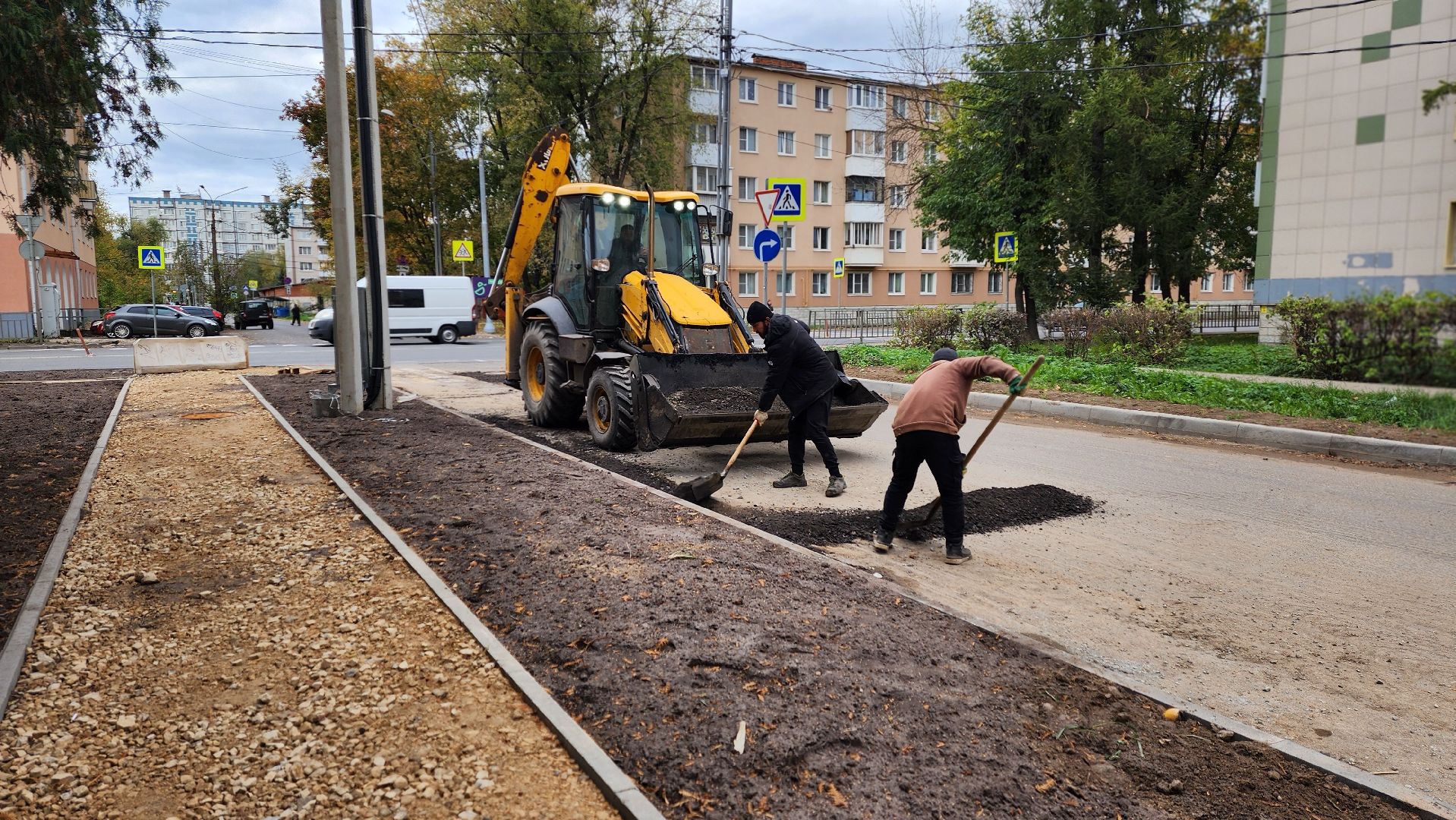 клин, благоустройство, улица менделеева, асфальт,