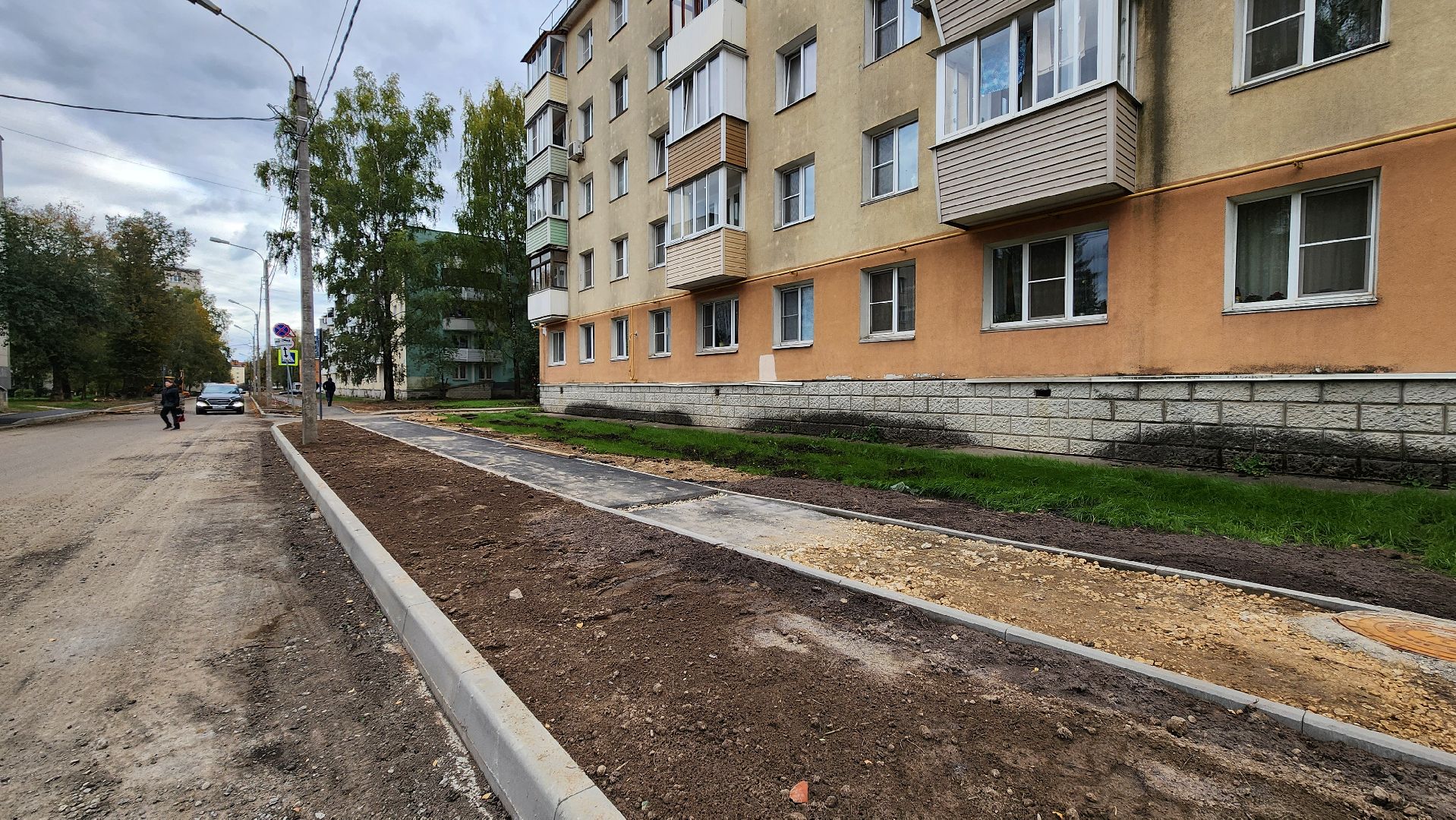 клин, благоустройство, улица менделеева, асфальт,