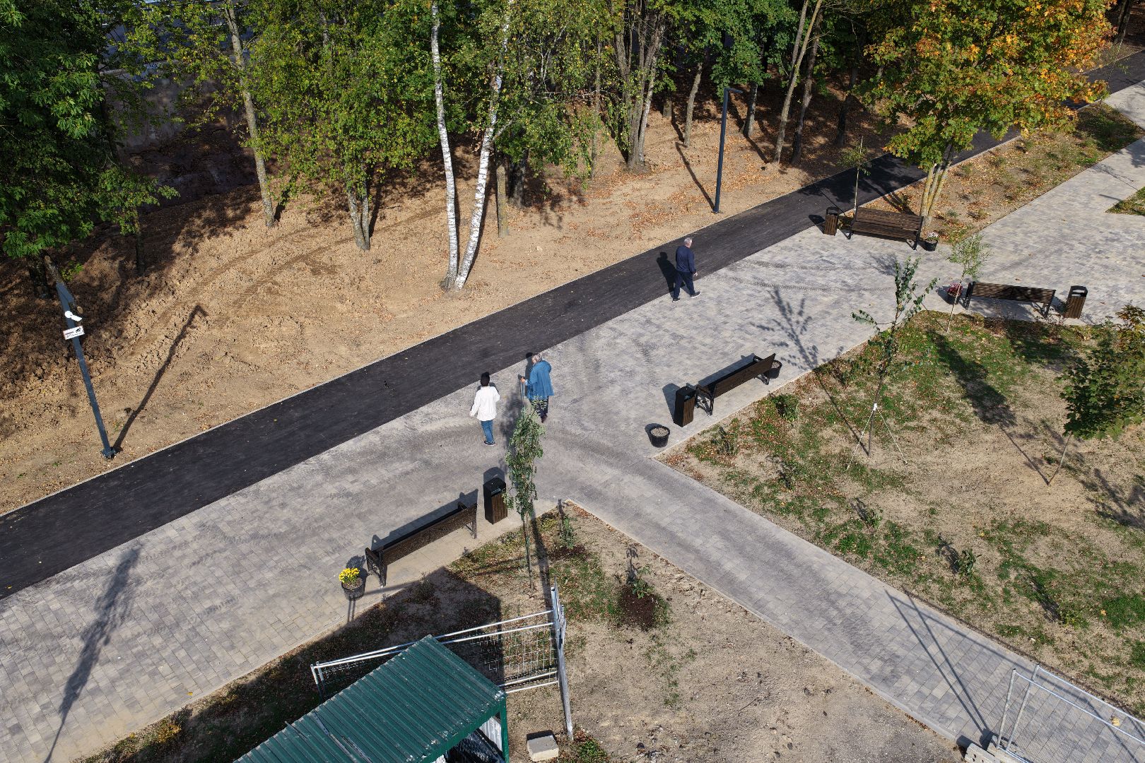 видео с коптера, сквер в шаховской, благоустройство в шаховской,