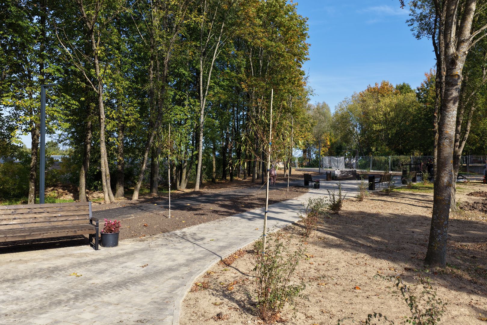 видео с коптера, сквер в шаховской, благоустройство в шаховской,