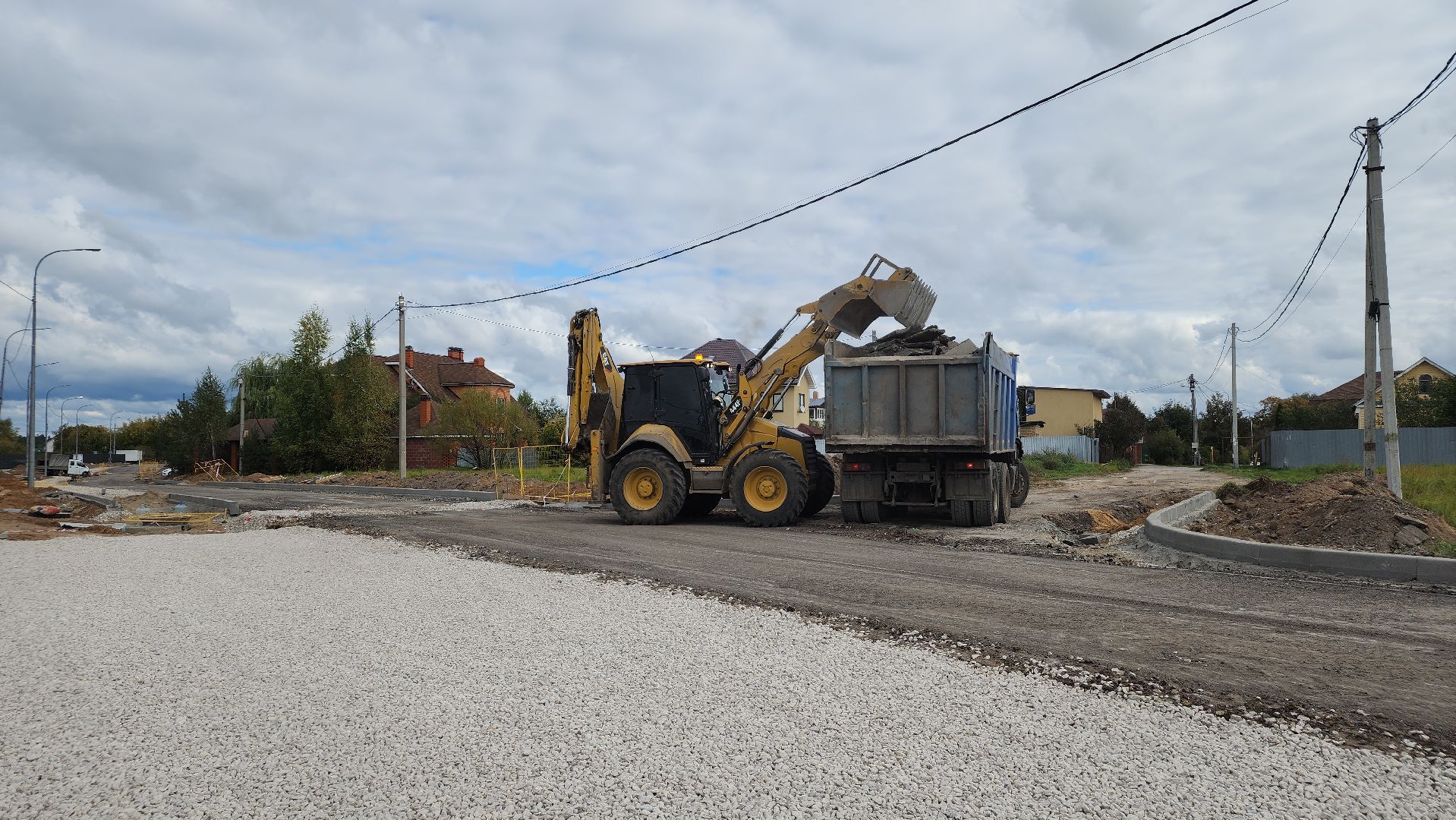 ремонт дороги, лосино-петровский,