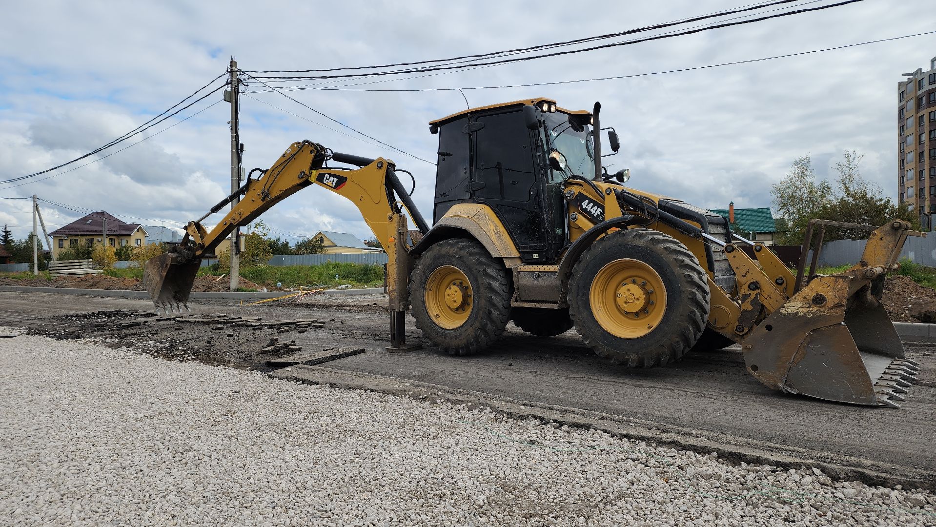 ремонт дороги, лосино-петровский,