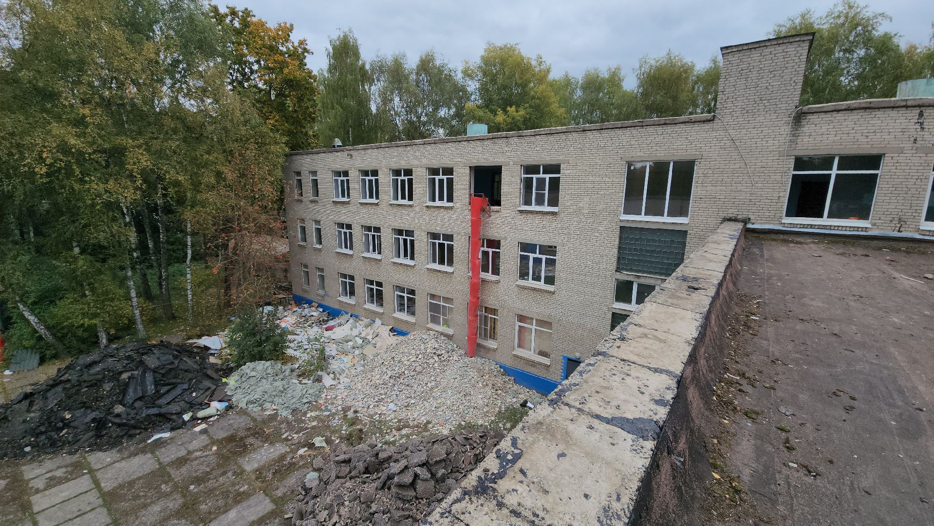 Капитальный ремонт школы , Школа, Лобня ,