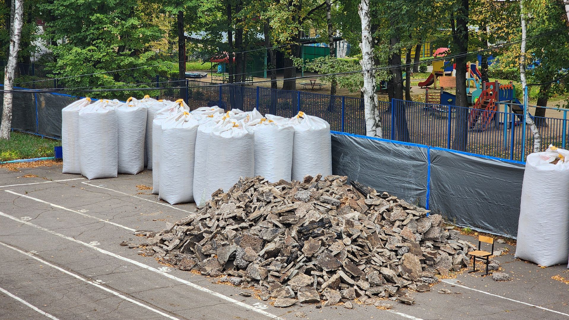 Капитальный ремонт школы , Школа, Лобня ,