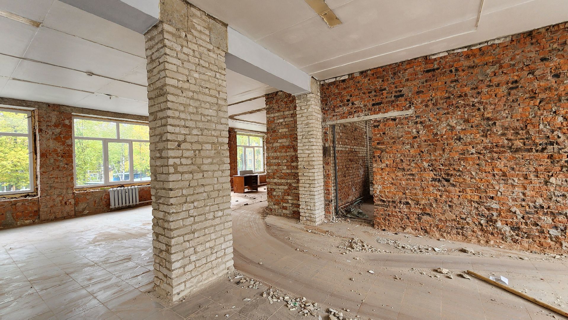 Капитальный ремонт школы , Школа, Лобня ,