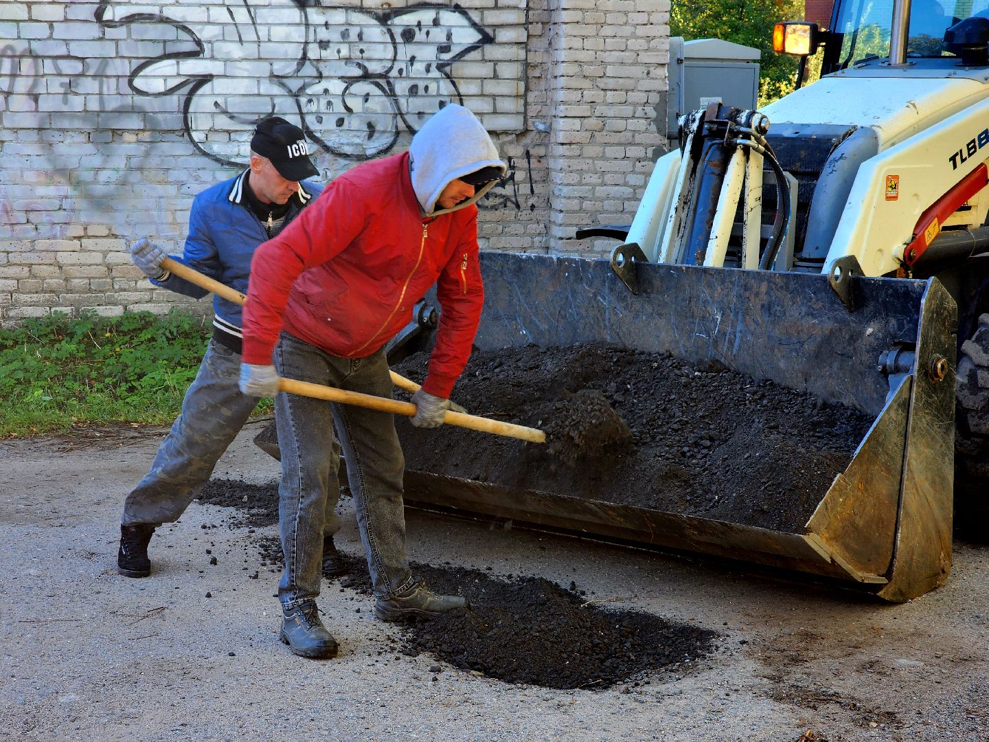 дубна, александровка, ремонт дорог,
