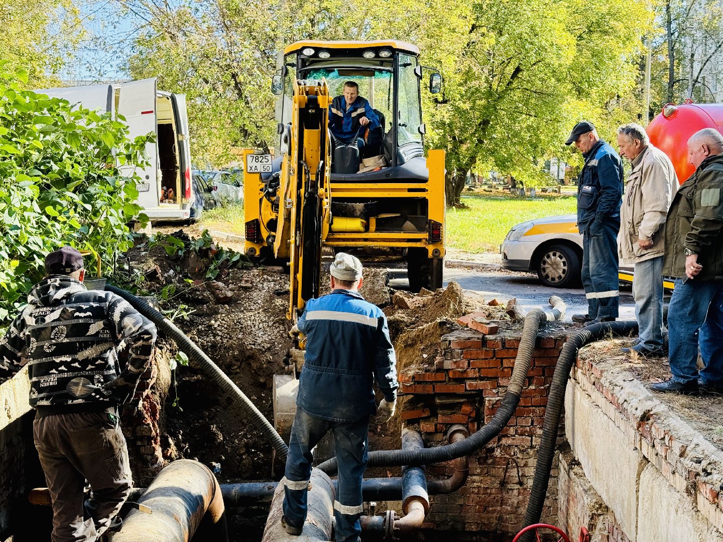 раменское, авария жкх, прорыв трубы отопления, теплосеть, раменская теплосеть, отопление, гвс, горячее водоснабжение,
