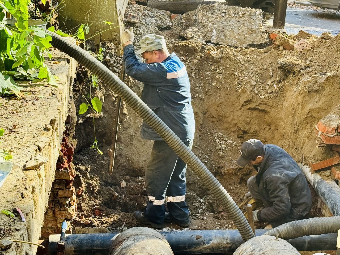 раменское, авария жкх, прорыв трубы отопления, теплосеть, раменская теплосеть, отопление, гвс, горячее водоснабжение,