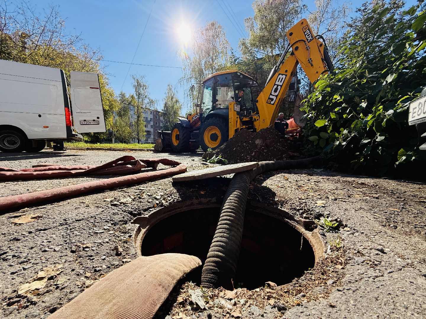 раменское, авария жкх, прорыв трубы отопления, теплосеть, раменская теплосеть, отопление, гвс, горячее водоснабжение,