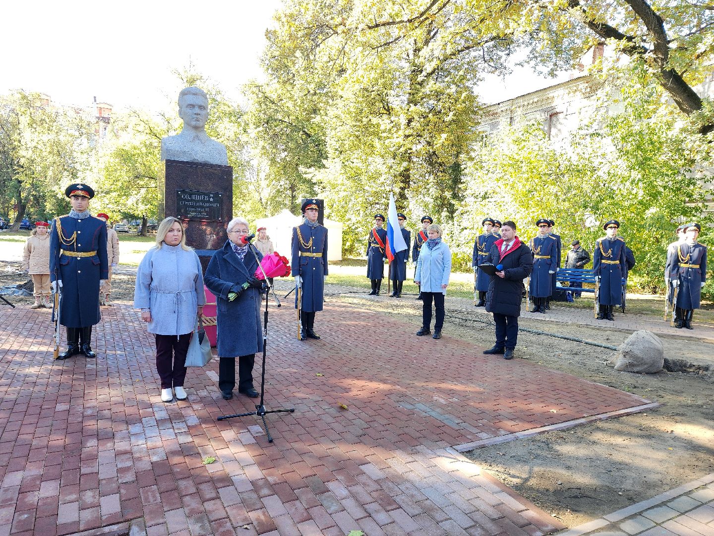 раменское, общество, памятник герою сергею ивановичу солнцеву,  открытие нового мемориала на улице солнцева,
