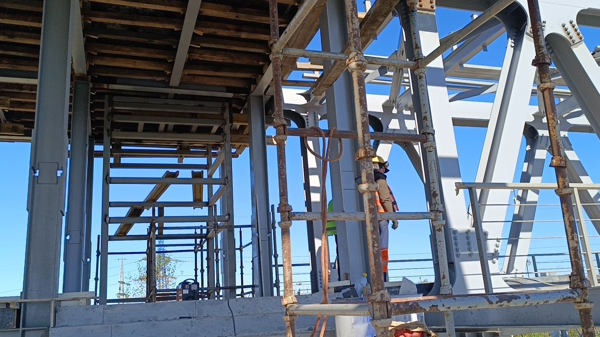 пешеходный надземный переход, лобня, мцд,