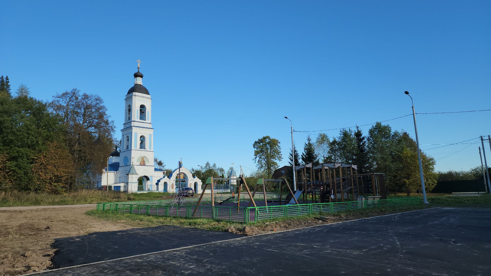 щёлково, спортивная площадка, маврино, Спортивная площадка в деревне,