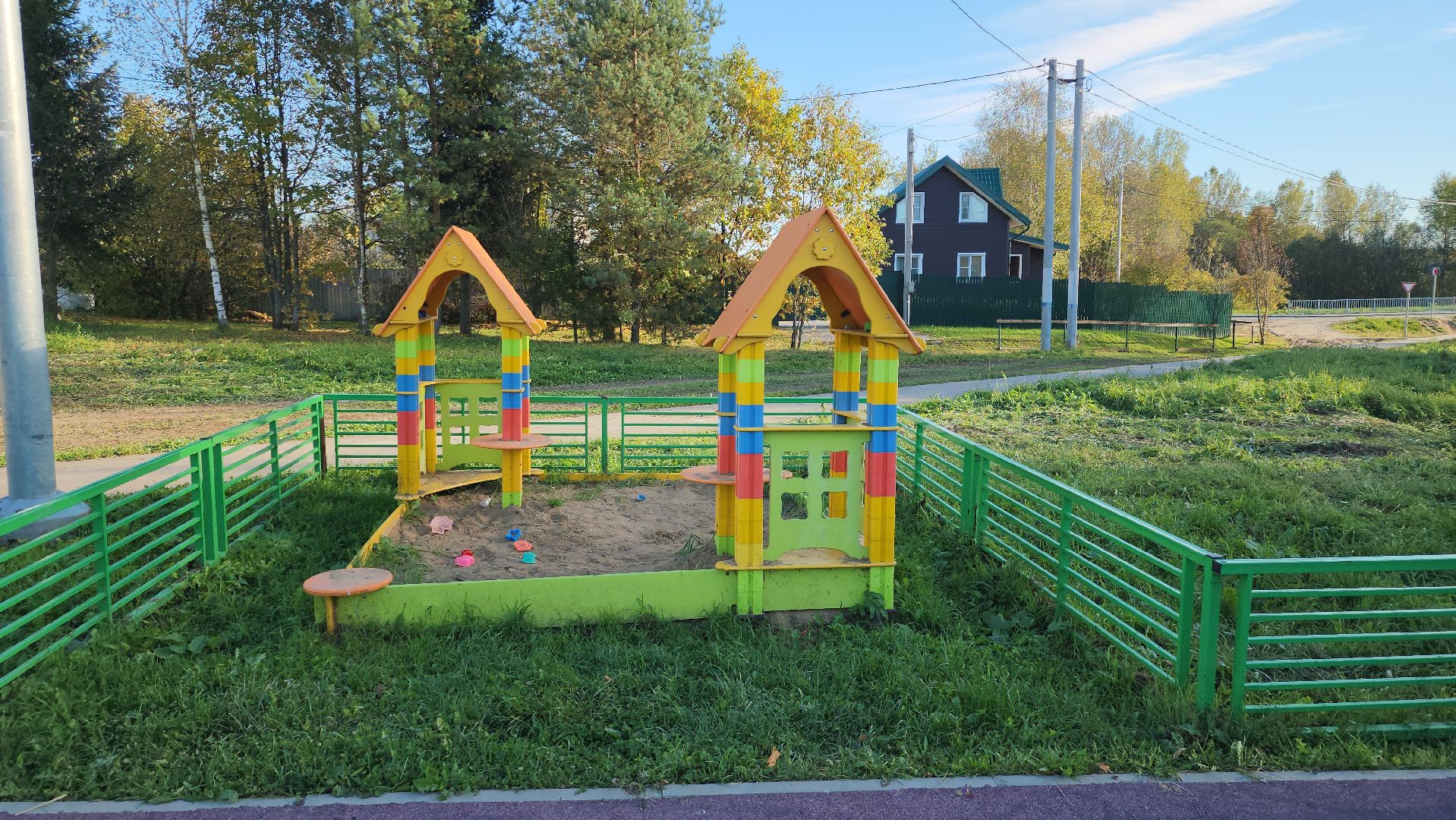 щёлково, спортивная площадка, маврино, Спортивная площадка в деревне,