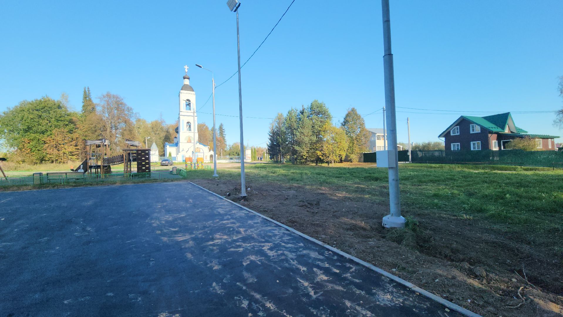 щёлково, спортивная площадка, маврино, Спортивная площадка в деревне,