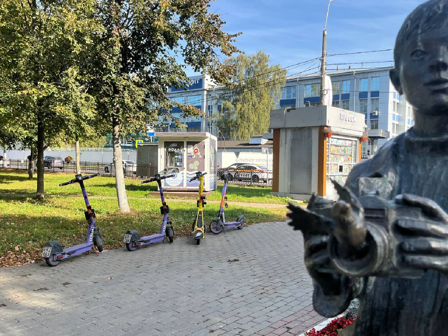 красногорск, кикшеринг, самокаты,