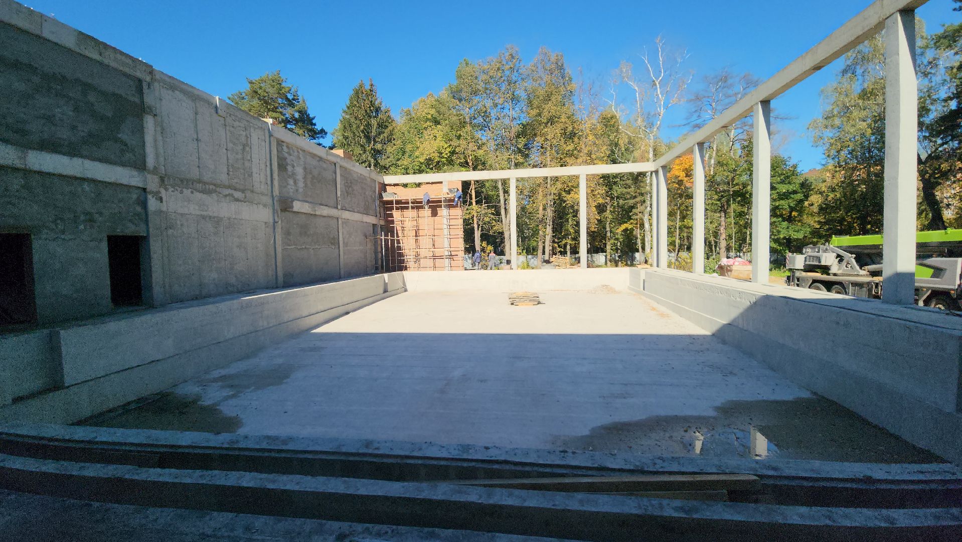 щёлково, строительство бассейна в монино, новый бассейн,