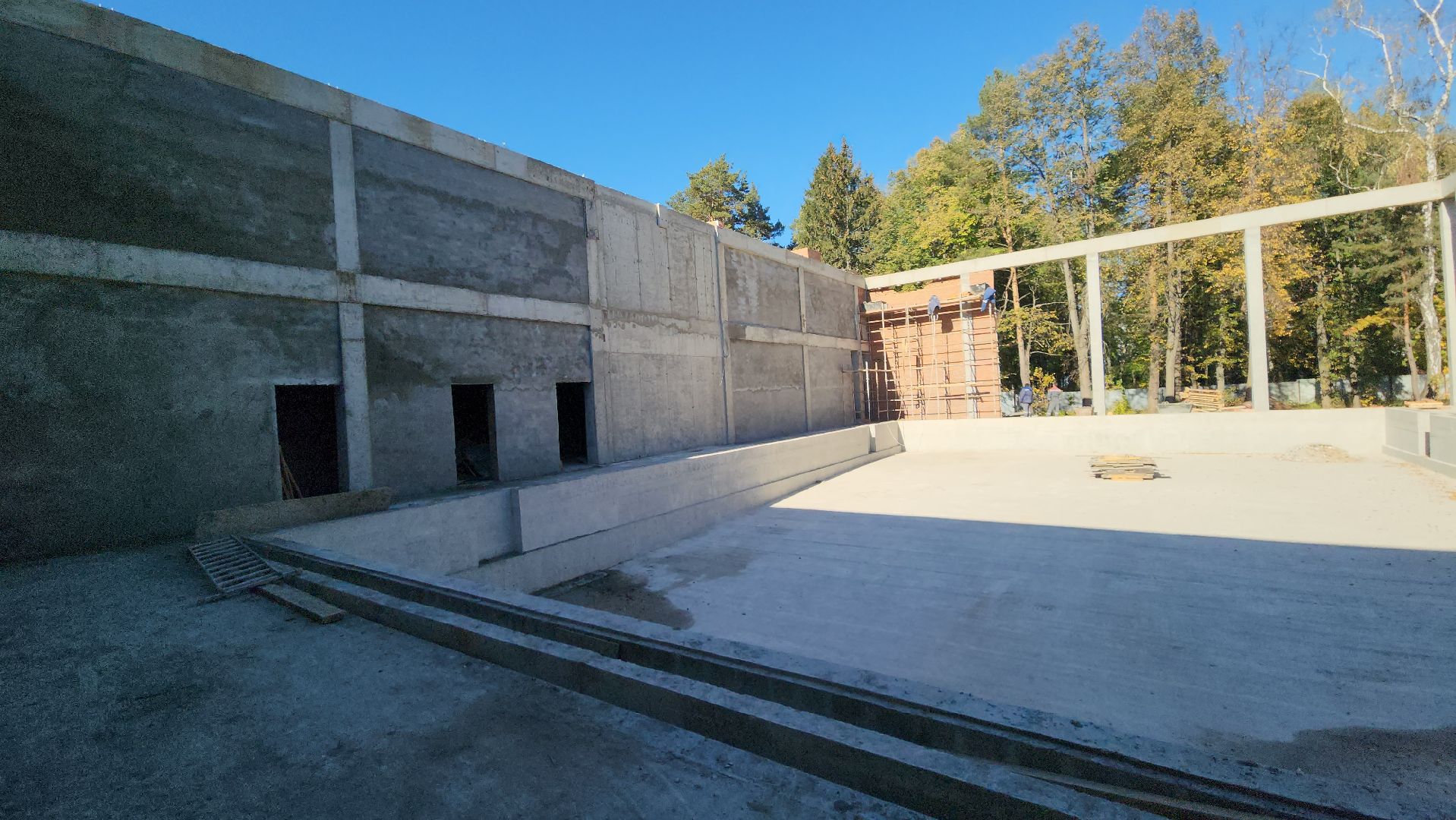 щёлково, строительство бассейна в монино, новый бассейн,