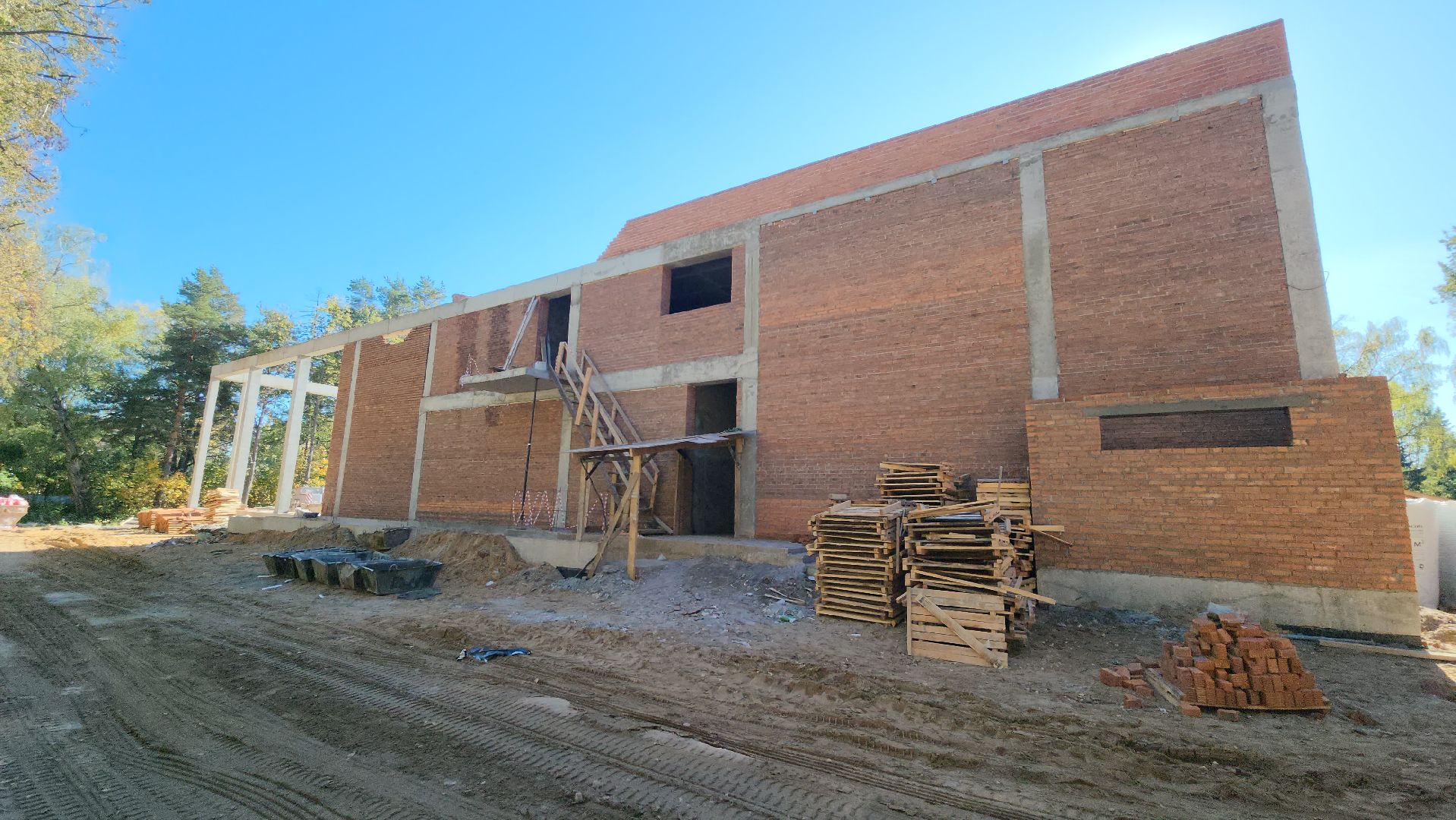 щёлково, строительство бассейна в монино, новый бассейн,