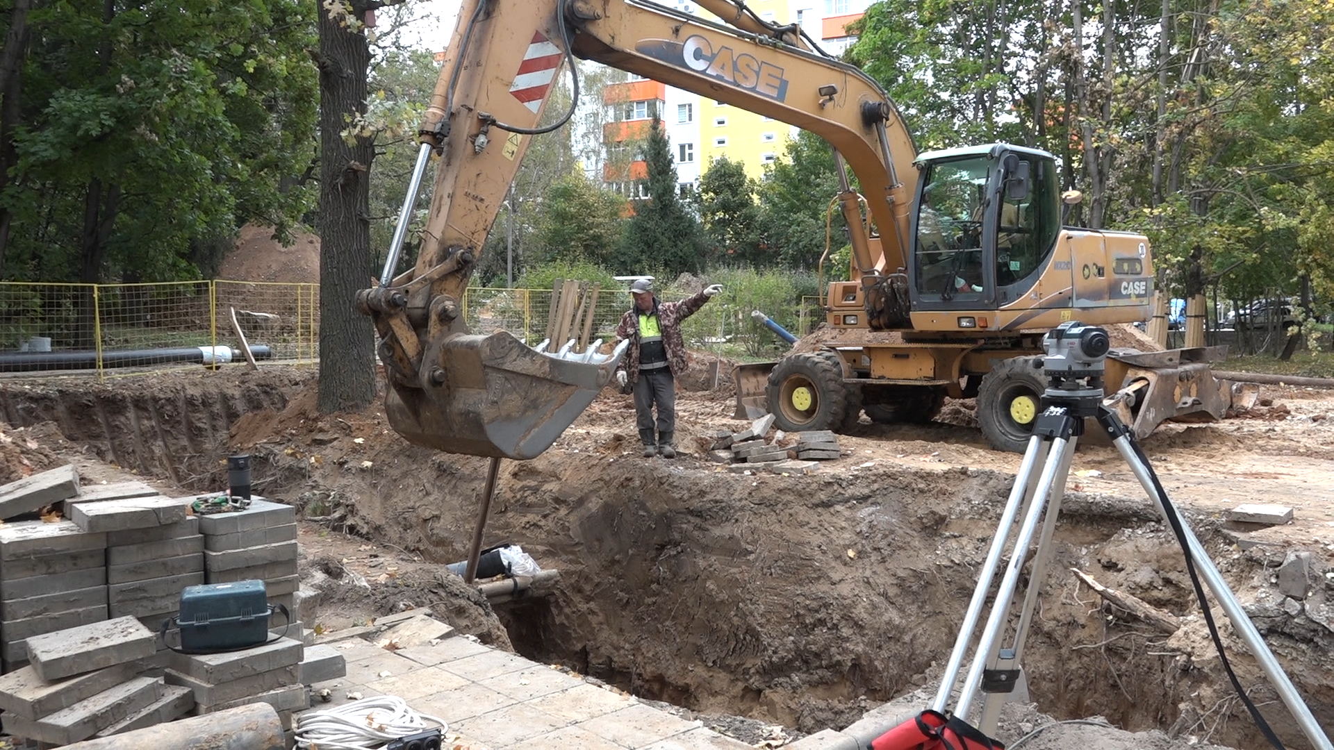 реконструкция теплотрассы, теплосети власиха, новые трубы, алтстрой, власиха теплотрасса,