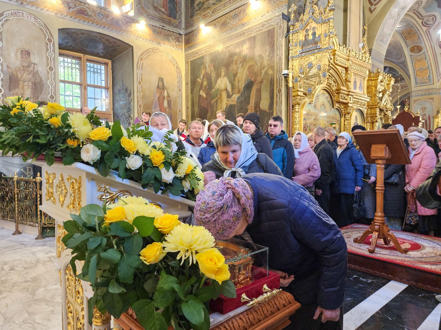 Подольск, Ковчег с мощами, Святитель Тихон, Архиепископ Аксий, Богослужение, Святыня,