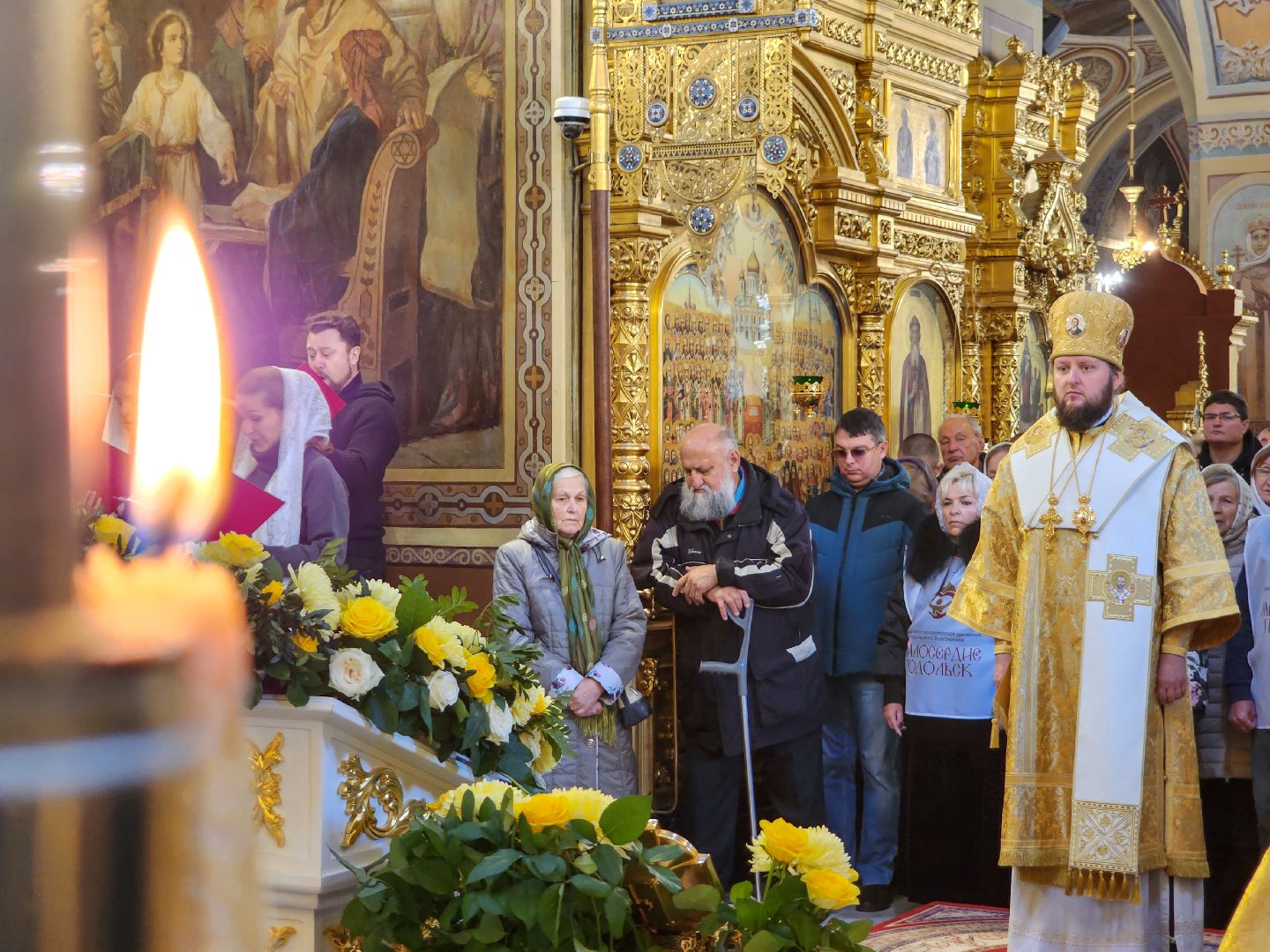 Подольск, Ковчег с мощами, Святитель Тихон, Архиепископ Аксий, Богослужение, Святыня,