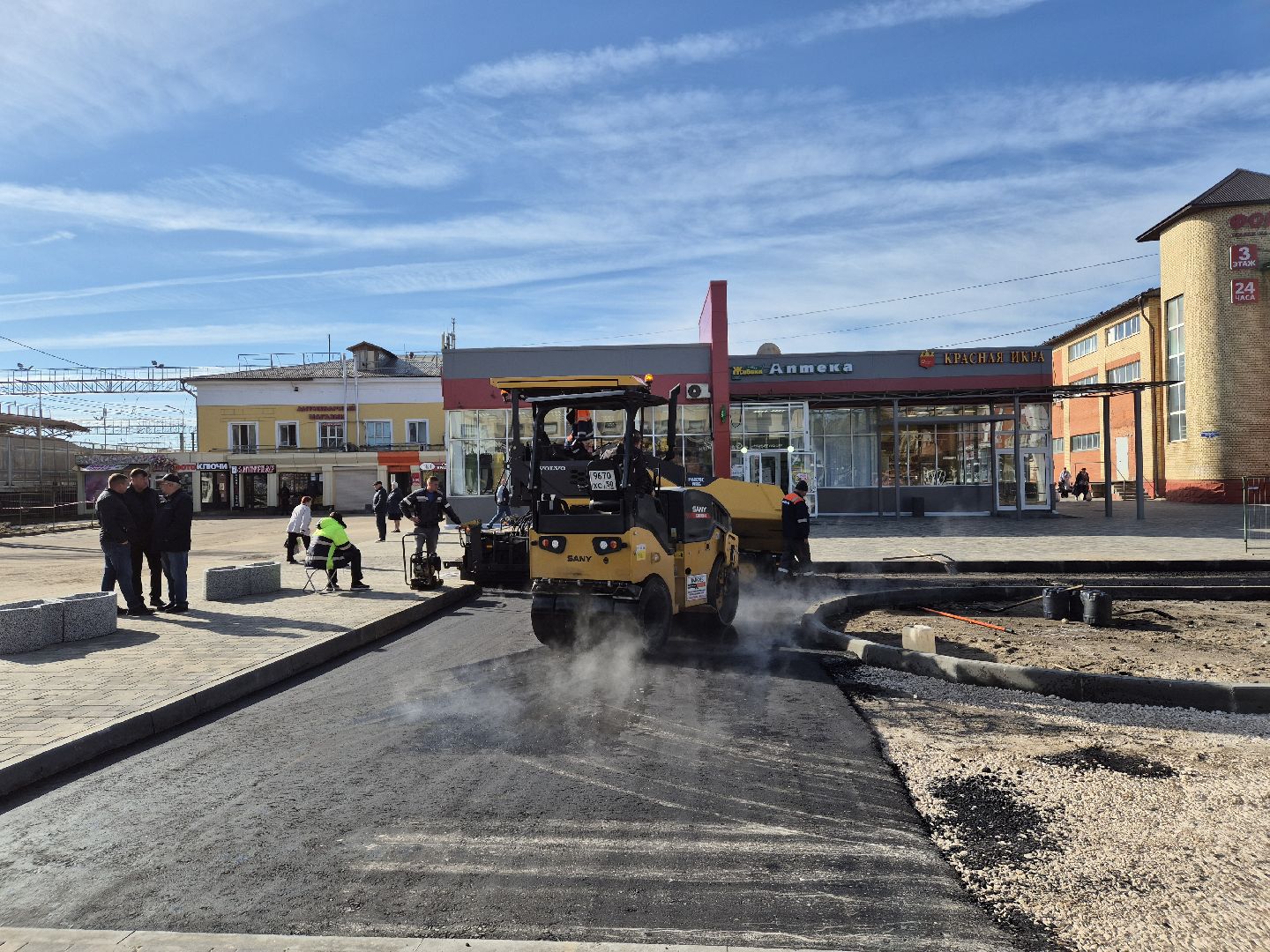 орехово зуево, строительство дороги,