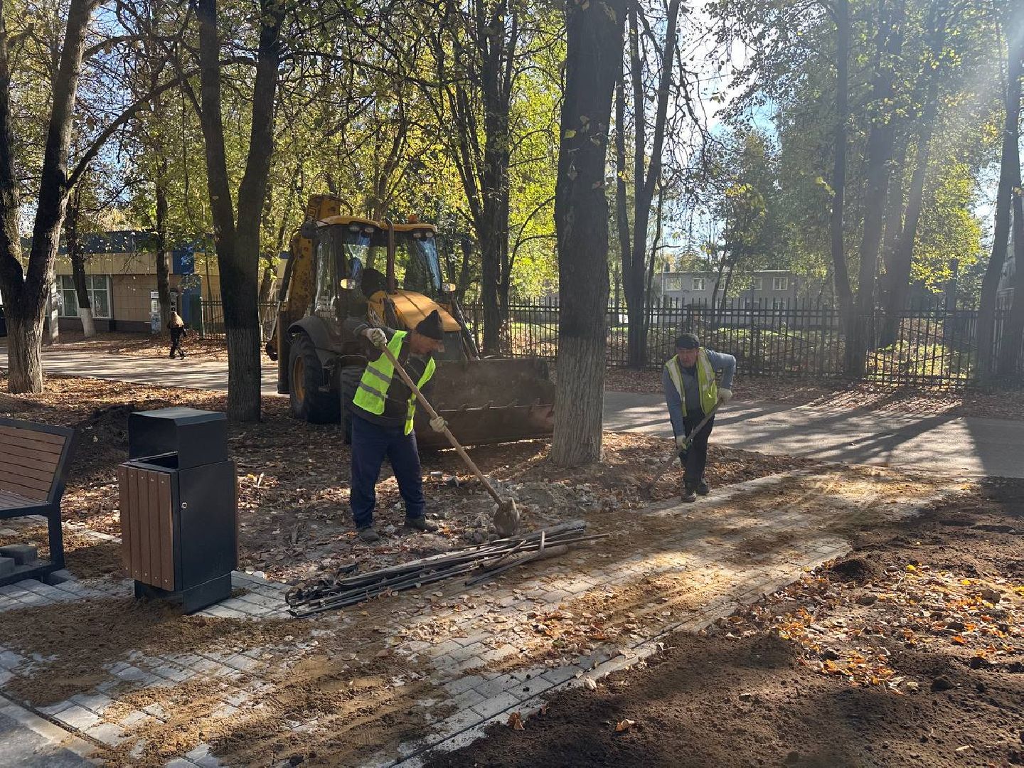 благоустойство, домодедово, сквер,