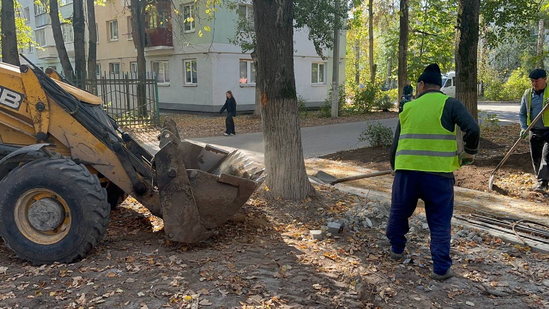 благоустойство, домодедово, сквер,