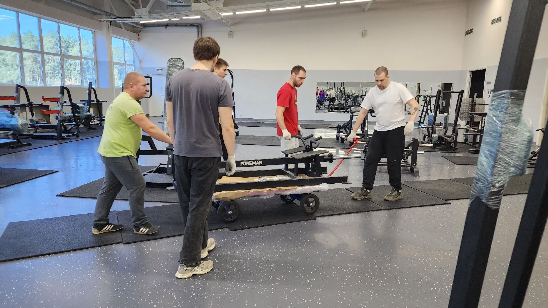 спорт, спортивная школа протвино, ремонт тренажерного зала,