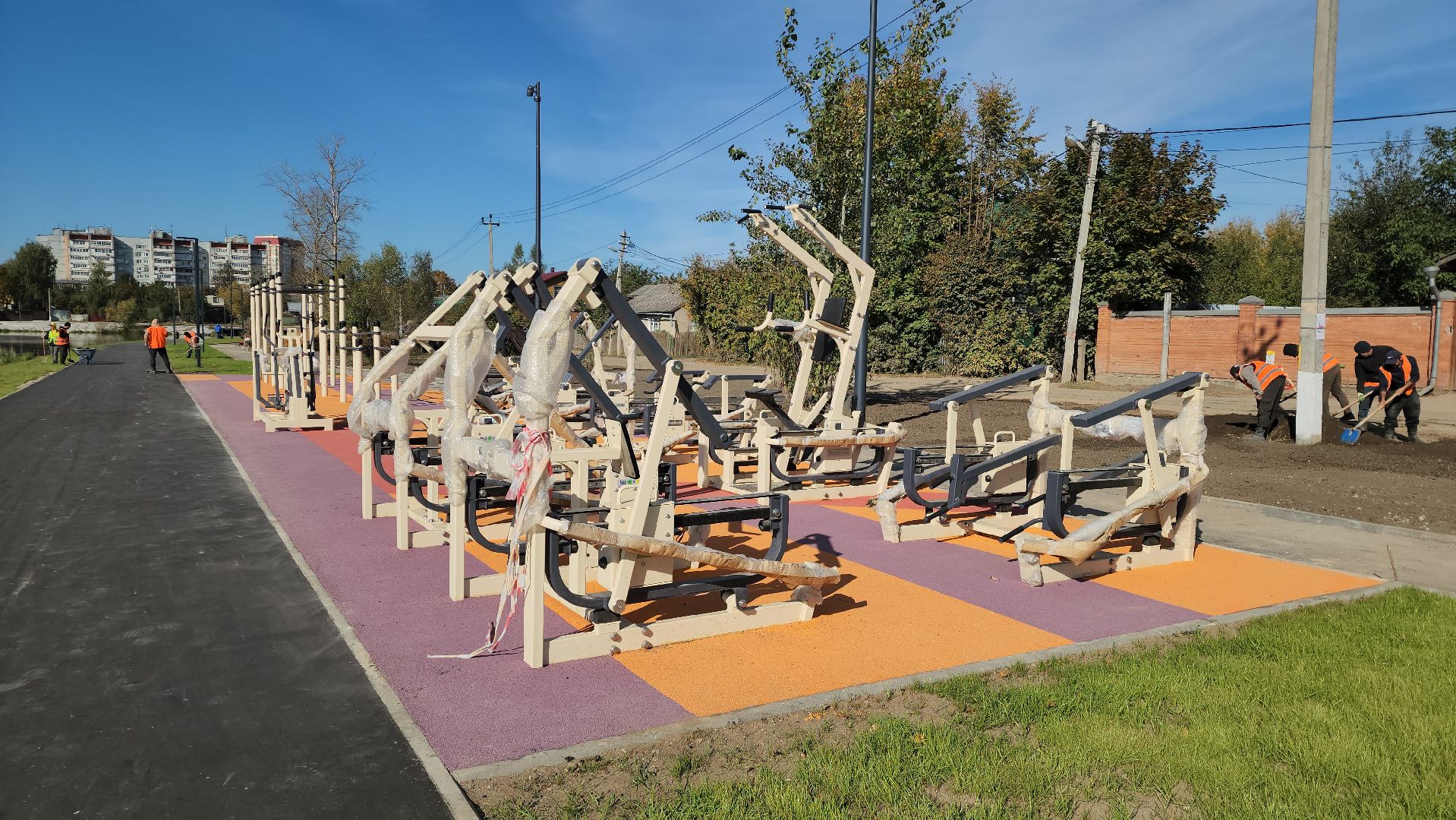 благоустройство, нахабино, торфянка, парк,