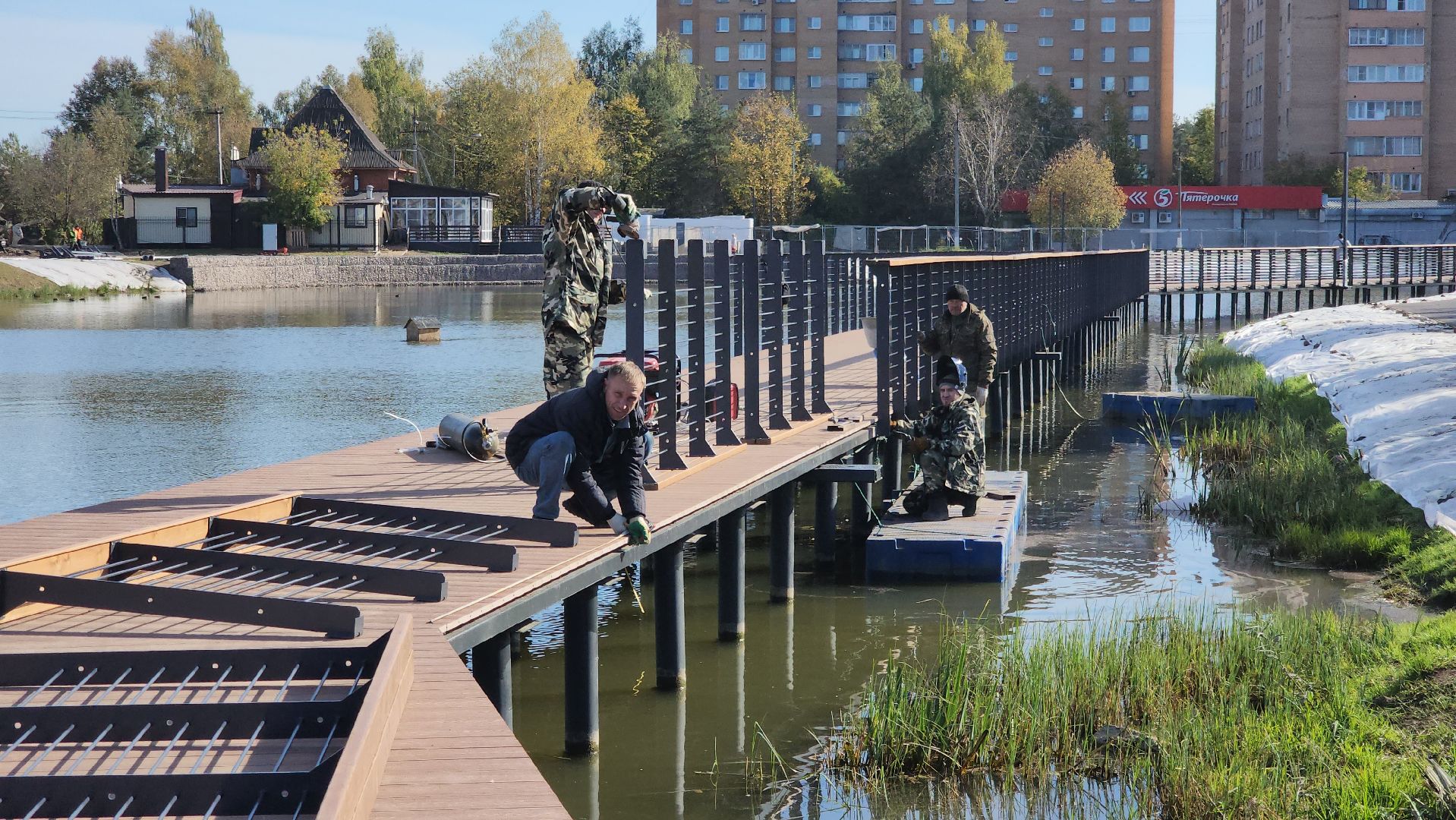 благоустройство, нахабино, торфянка, парк,