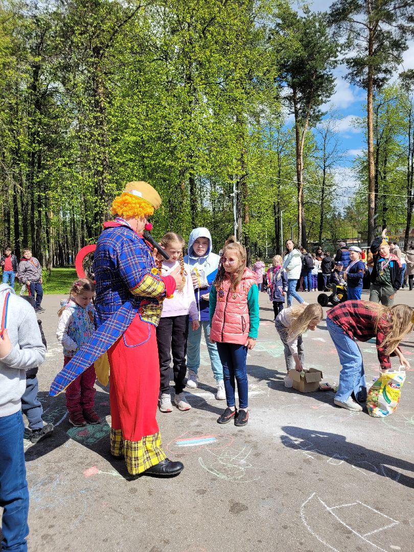 дети; день победы; рисунок великой победы; парки подмосковья; видное;