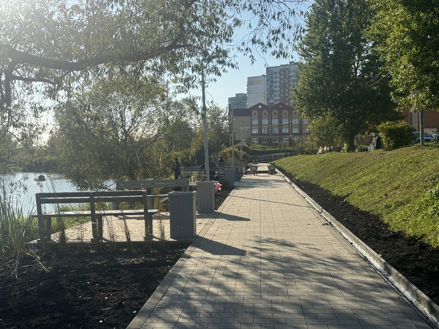 набережная , благоустройство сквера ,  ленинский городской округ,