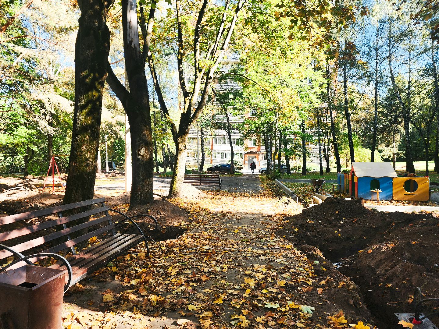 пущино, серпухов, комплексное благоустройство двора,