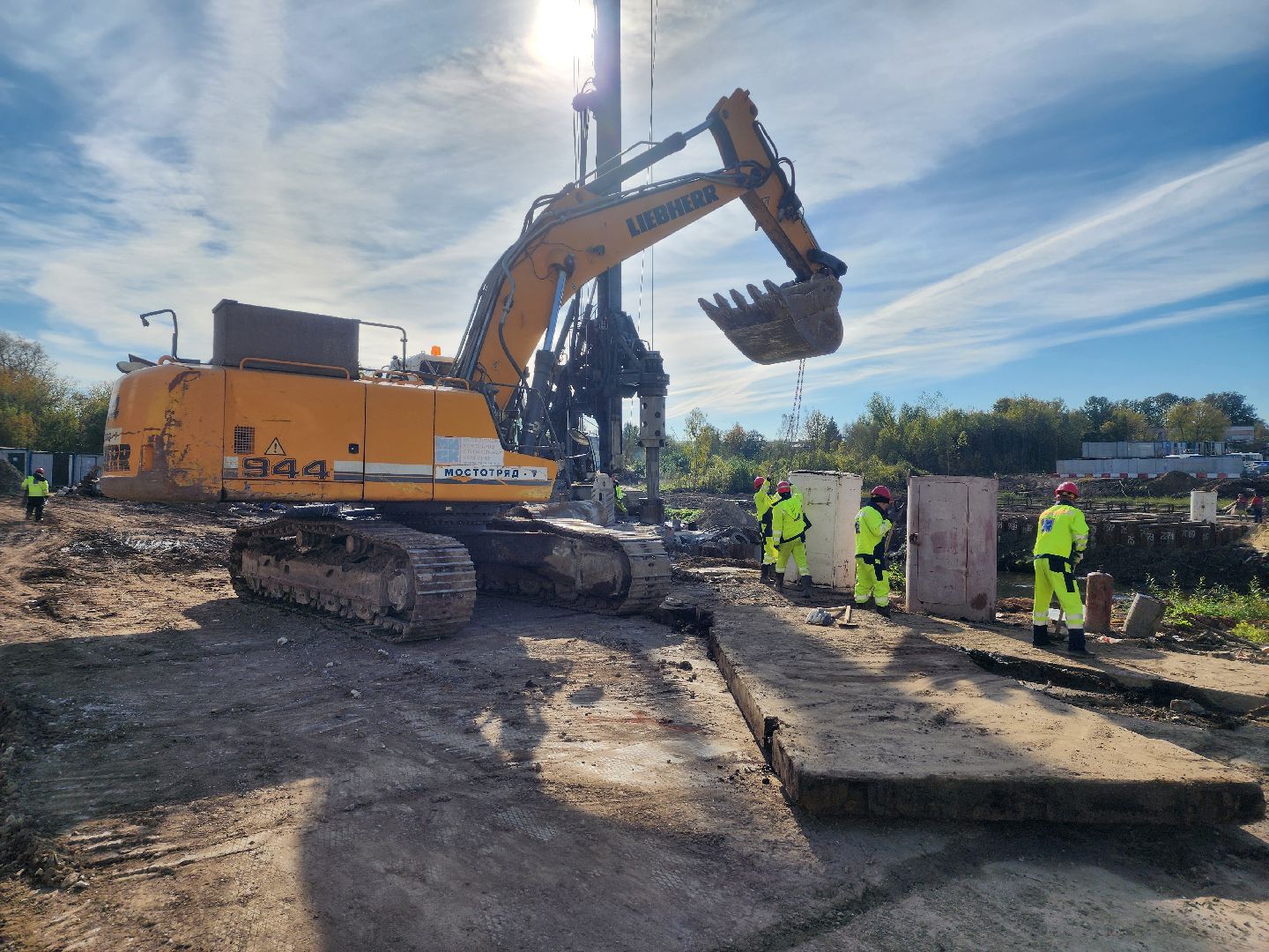 мытищи, Реконструкция моста,