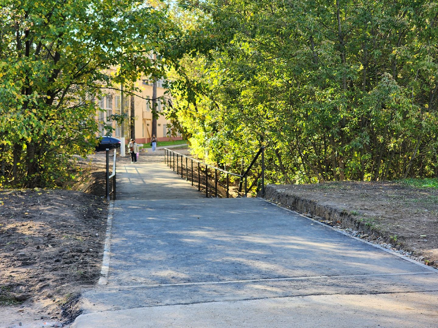 королёв, благоустройство , новый мост через акуловский водоканал, администрация городского округа королев ,