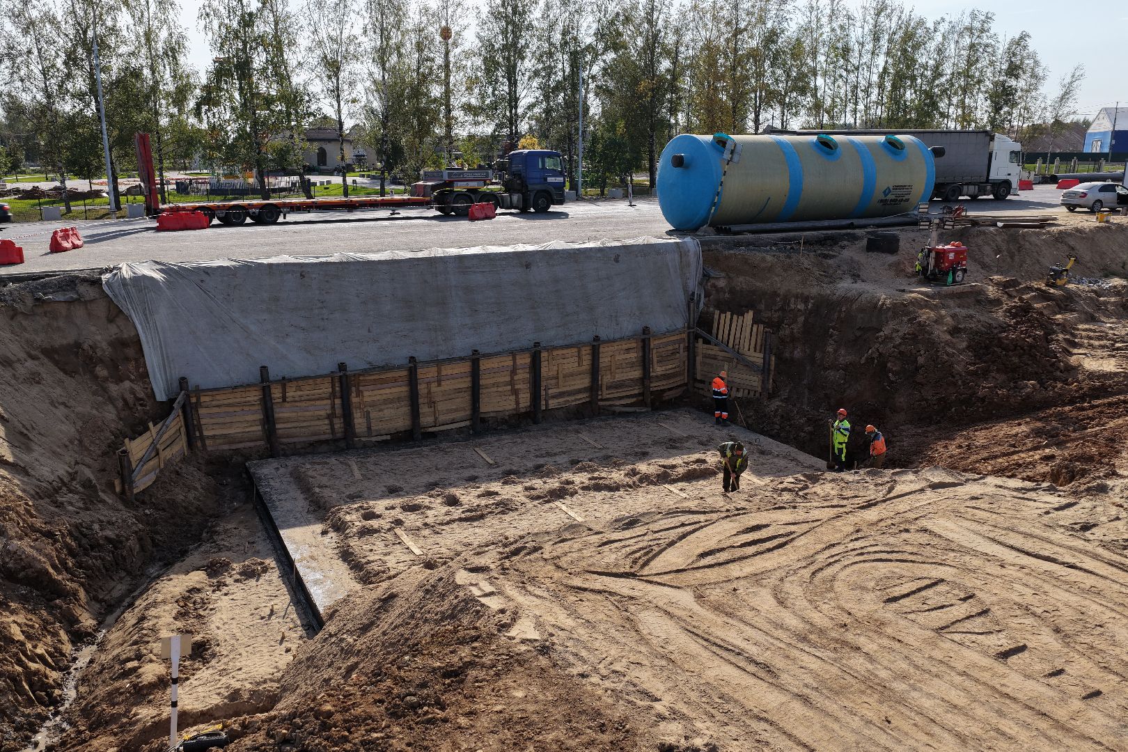 видео с коптера, трасса м-9 балтия,