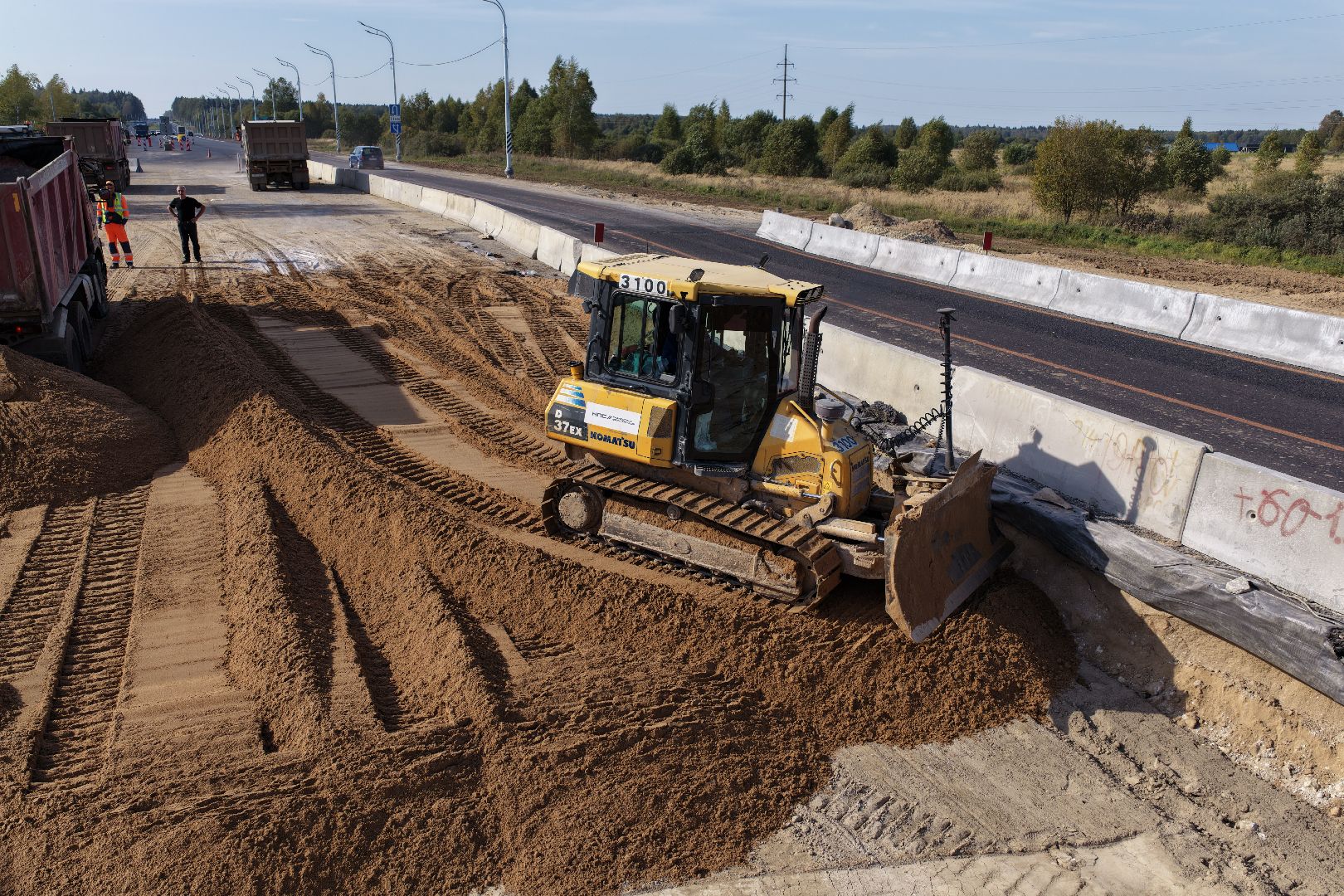 видео с коптера, трасса м-9 балтия,