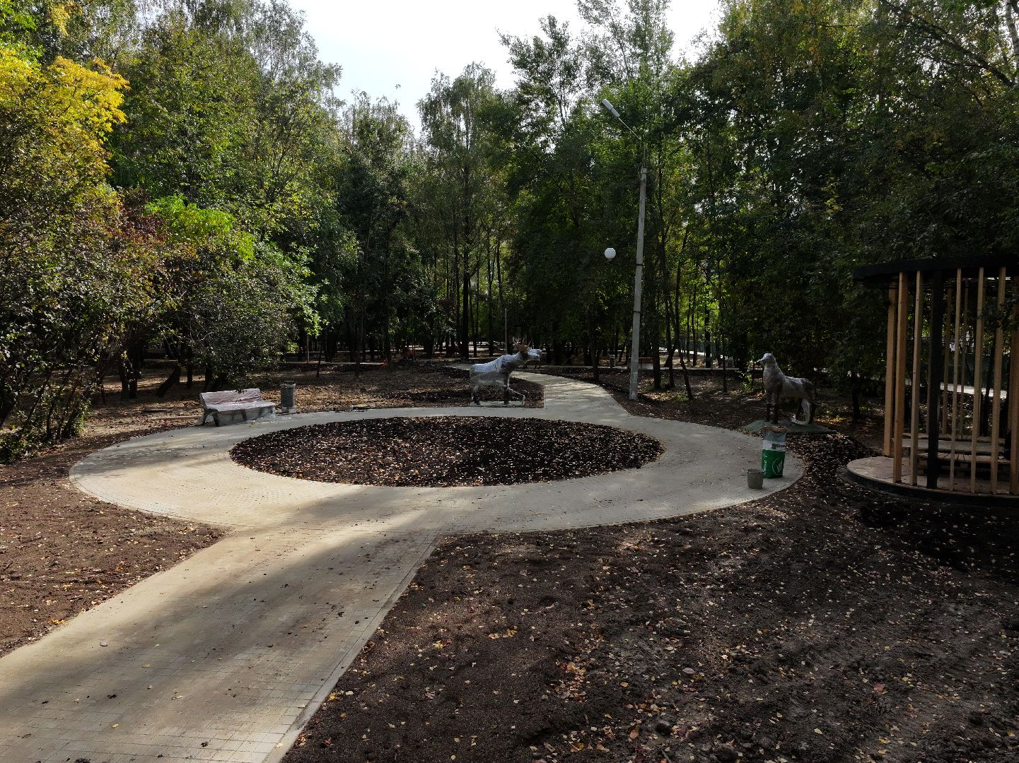 видео с коптера, парк питомник в серпухове, благоустройство в серпухове,